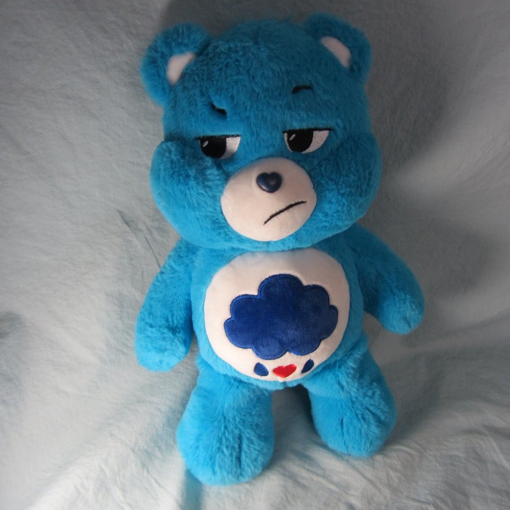 🐸 plush care bears 2020 blue grumpy bear stuffed animal (W2240)